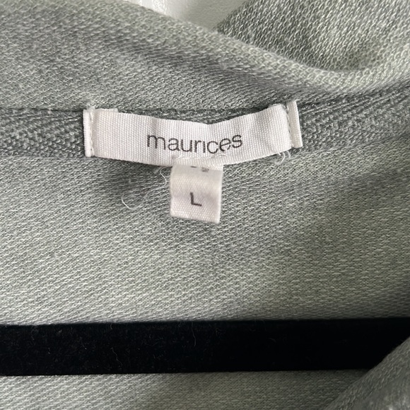 Maurices Cowl Neck Hoodie Top - Picture 2 of 4